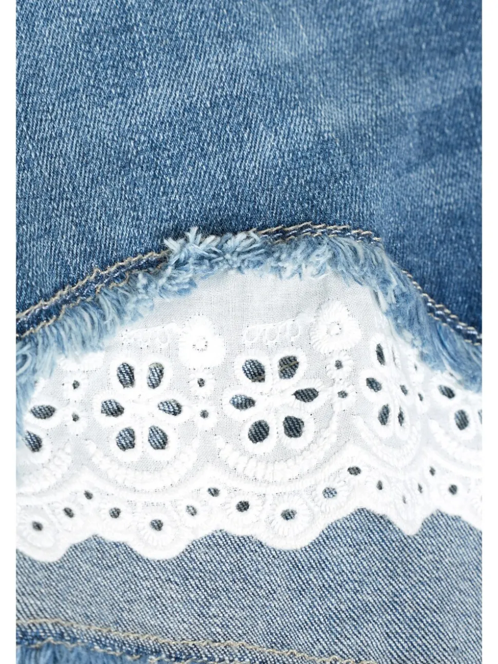 Blauw - Denim short