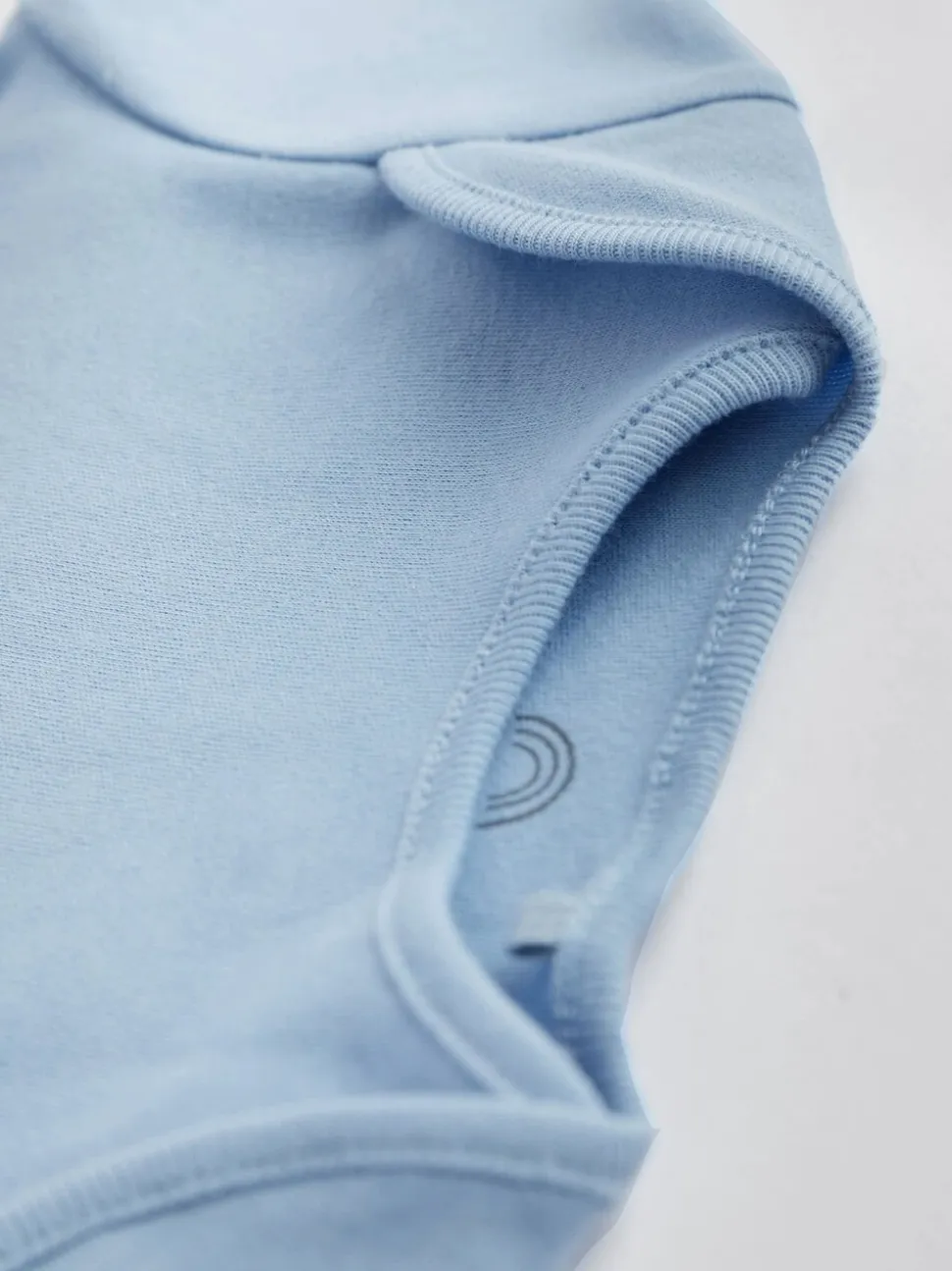 Blauw - Effen babyrompertjes
