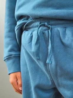 Blauw - Enkele behaaglijke fleece pyjama (3 - 16 jr)