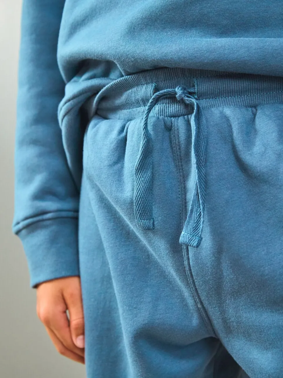 Blauw - Enkele behaaglijke fleece pyjama (3 - 16 jr)