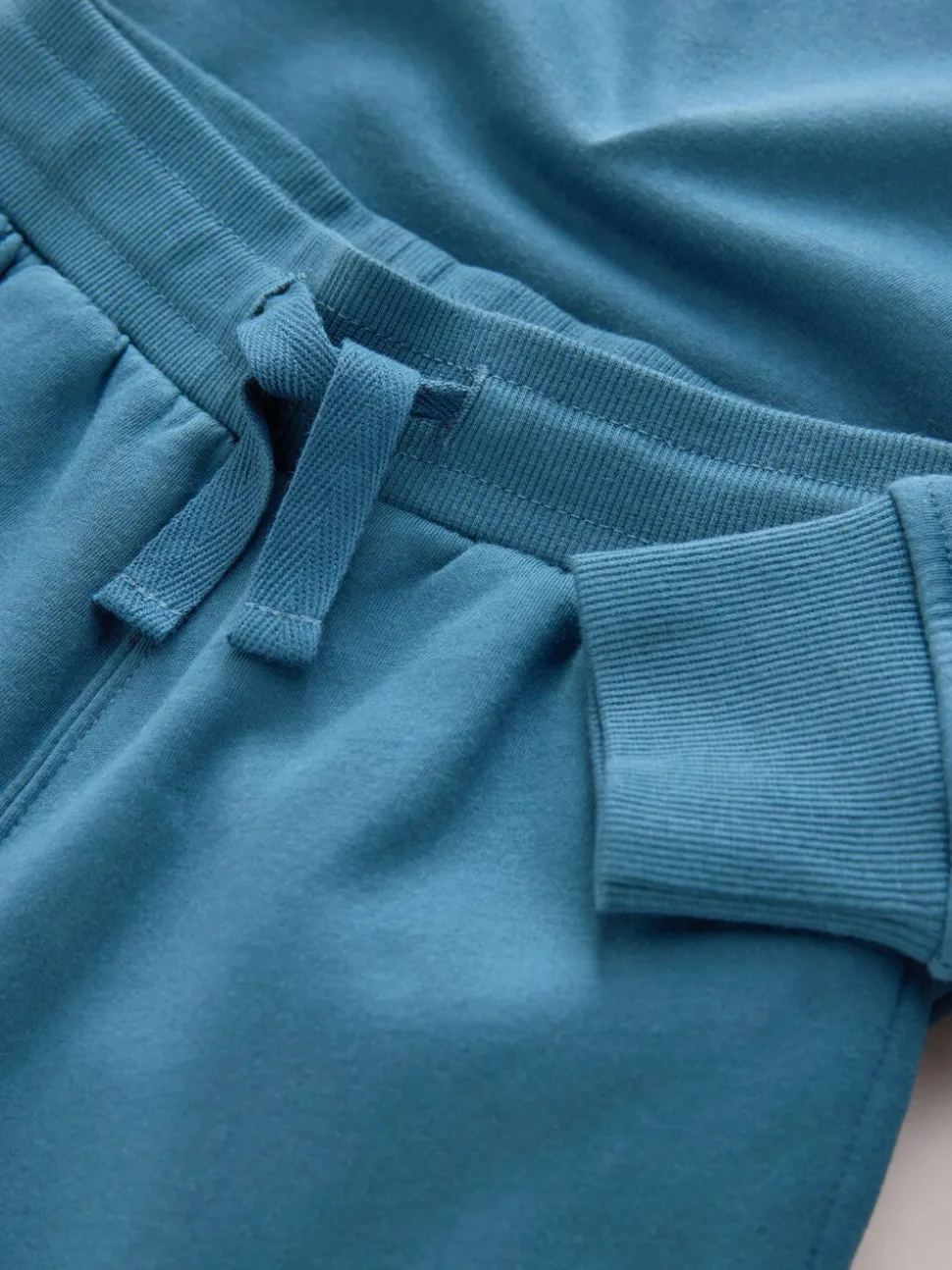 Blauw - Enkele behaaglijke fleece pyjama (3 - 16 jr)