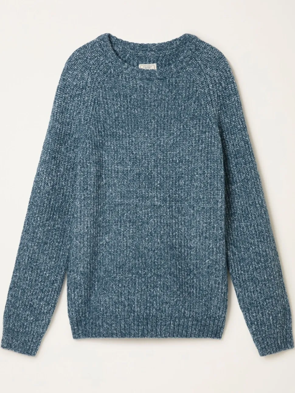 Blauw - FatFace Knitted Crew Neck Jumper