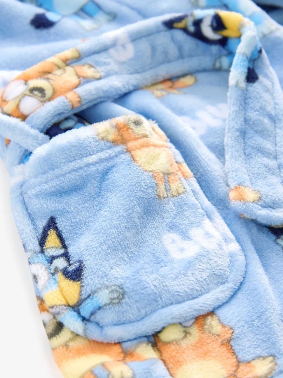 Blauw - Fleece kamerjas (9mnd -8jr)