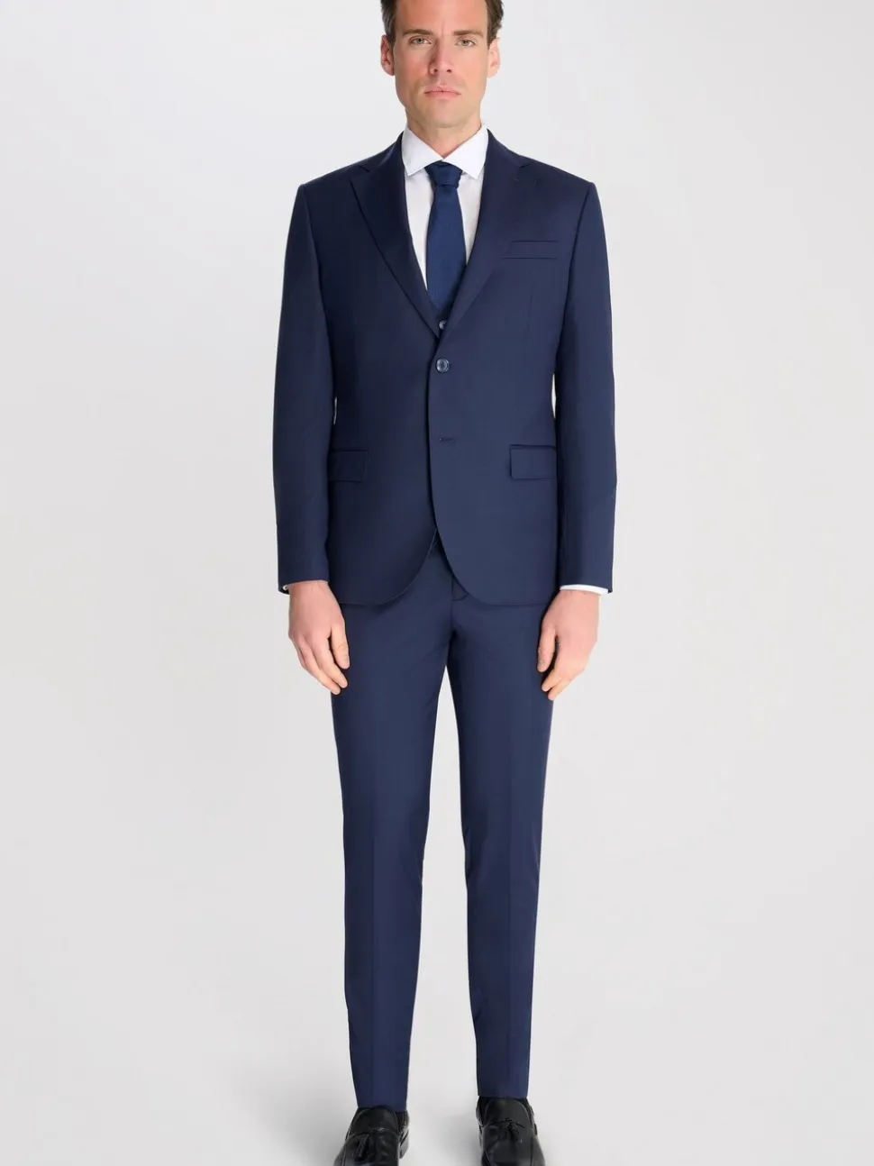 Blauw - Harry Brown Raffi Slim Fit Suit Waistcoat