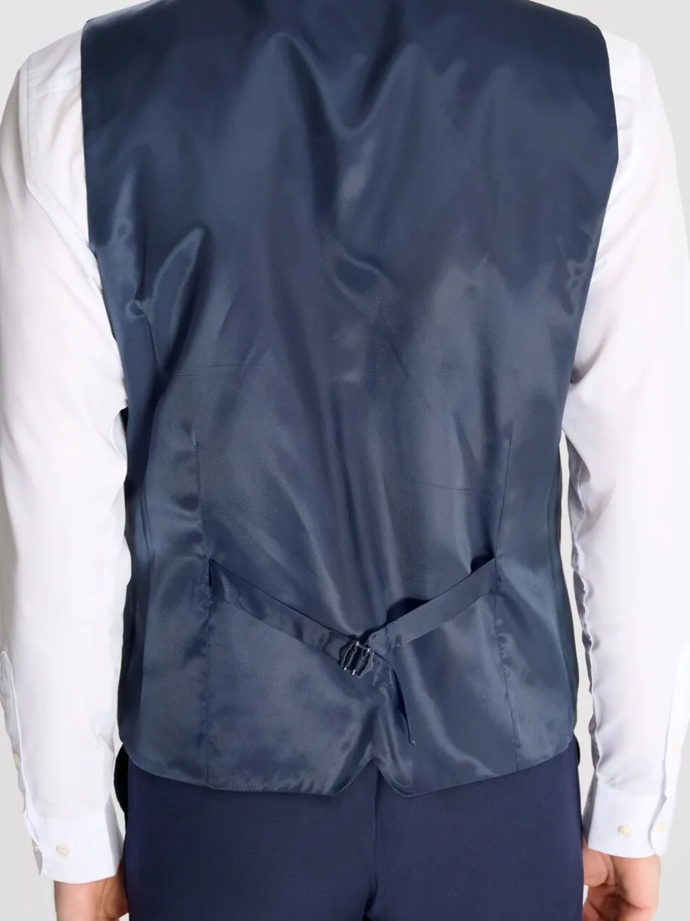 Blauw - Harry Brown Raffi Slim Fit Suit Waistcoat