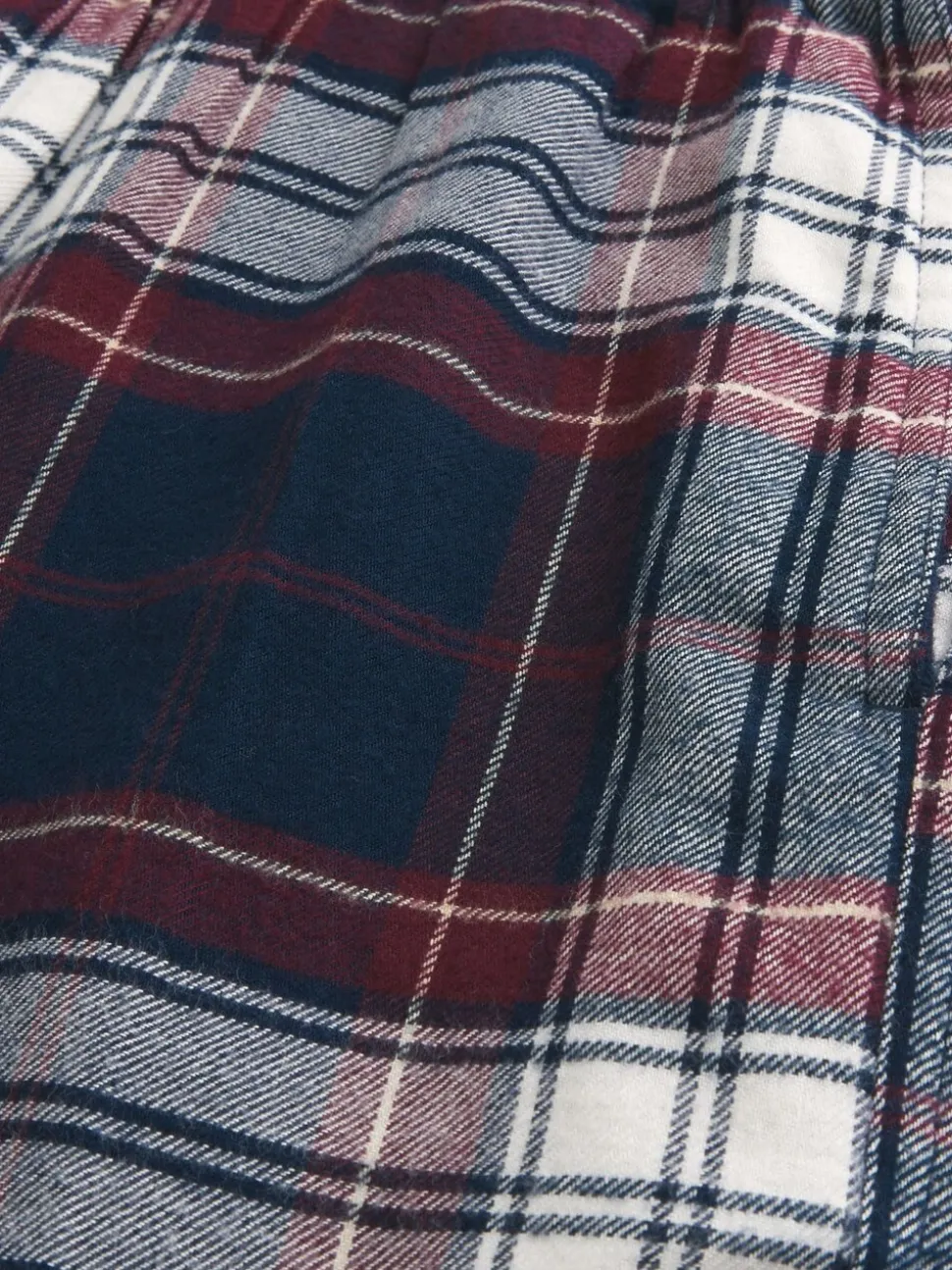 Blauw - Hollister Flannel Check Pyjama Bottoms