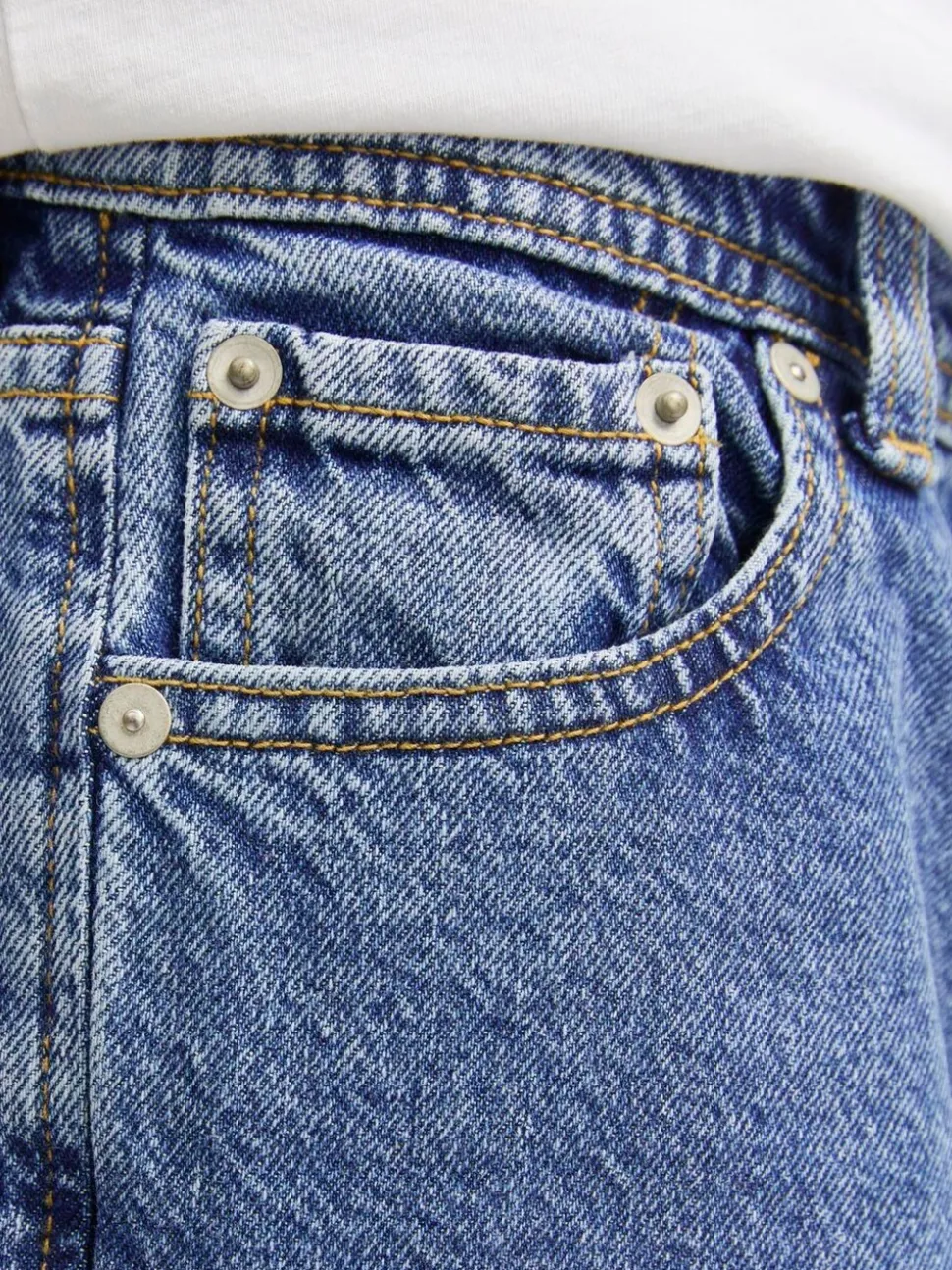 Blauw - JACK & JONES Junior Chris Relaxed Fit Jeans