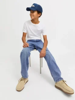 Blauw - JACK & JONES Junior Chris Relaxed Fit Jeans