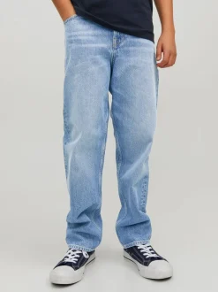 Blauw - JACK & JONES Junior Chris Relaxed Fit Black Jeans