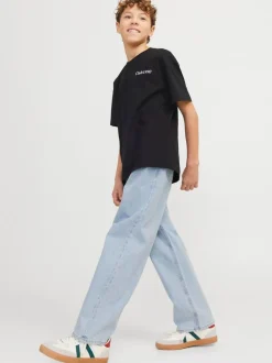 Blauw - JACK & JONES Junior Baggy Fit Alex Jeans