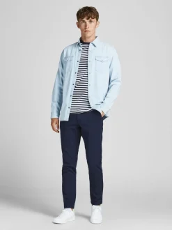 Blauw - JACK & JONES slim-fit chino