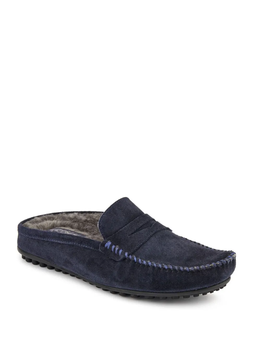 Blauw - Jones Bootmaker Zap Leather Mule Slippers