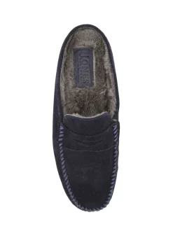 Blauw - Jones Bootmaker Zap Leather Mule Slippers