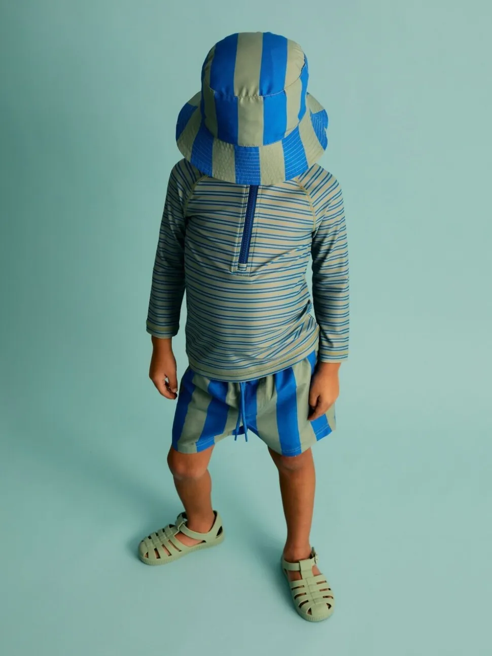 Blauw - KIDLY BY MORI Swim Shorts