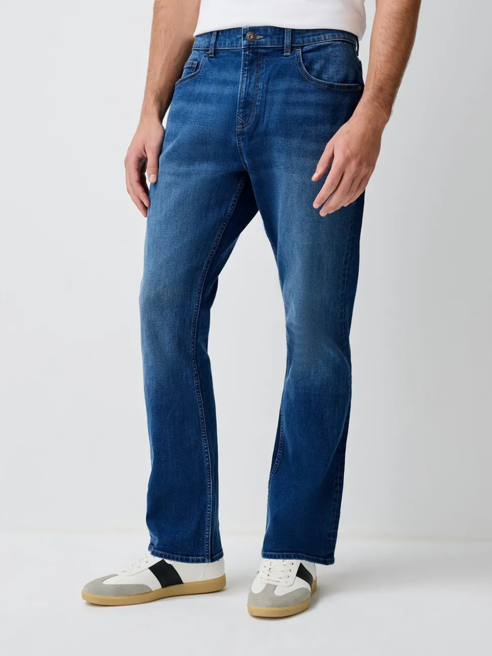 Blauw - Klassieke stretchy jeans