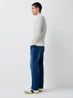 Blauw - Klassieke stretchy jeans
