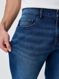 Blauw - Klassieke stretchy jeans