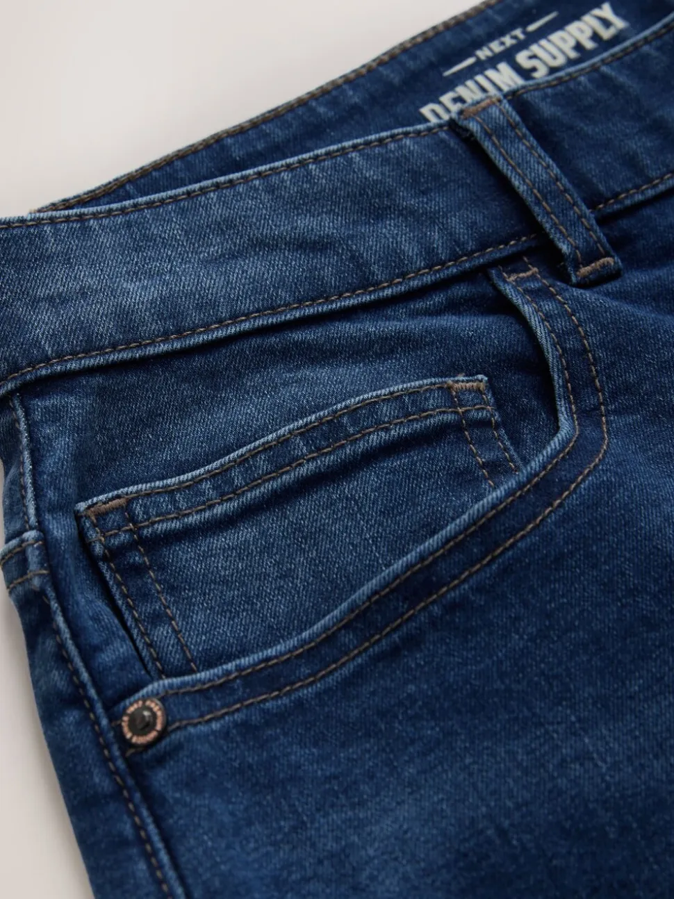 Blauw - Klassieke stretchy jeans