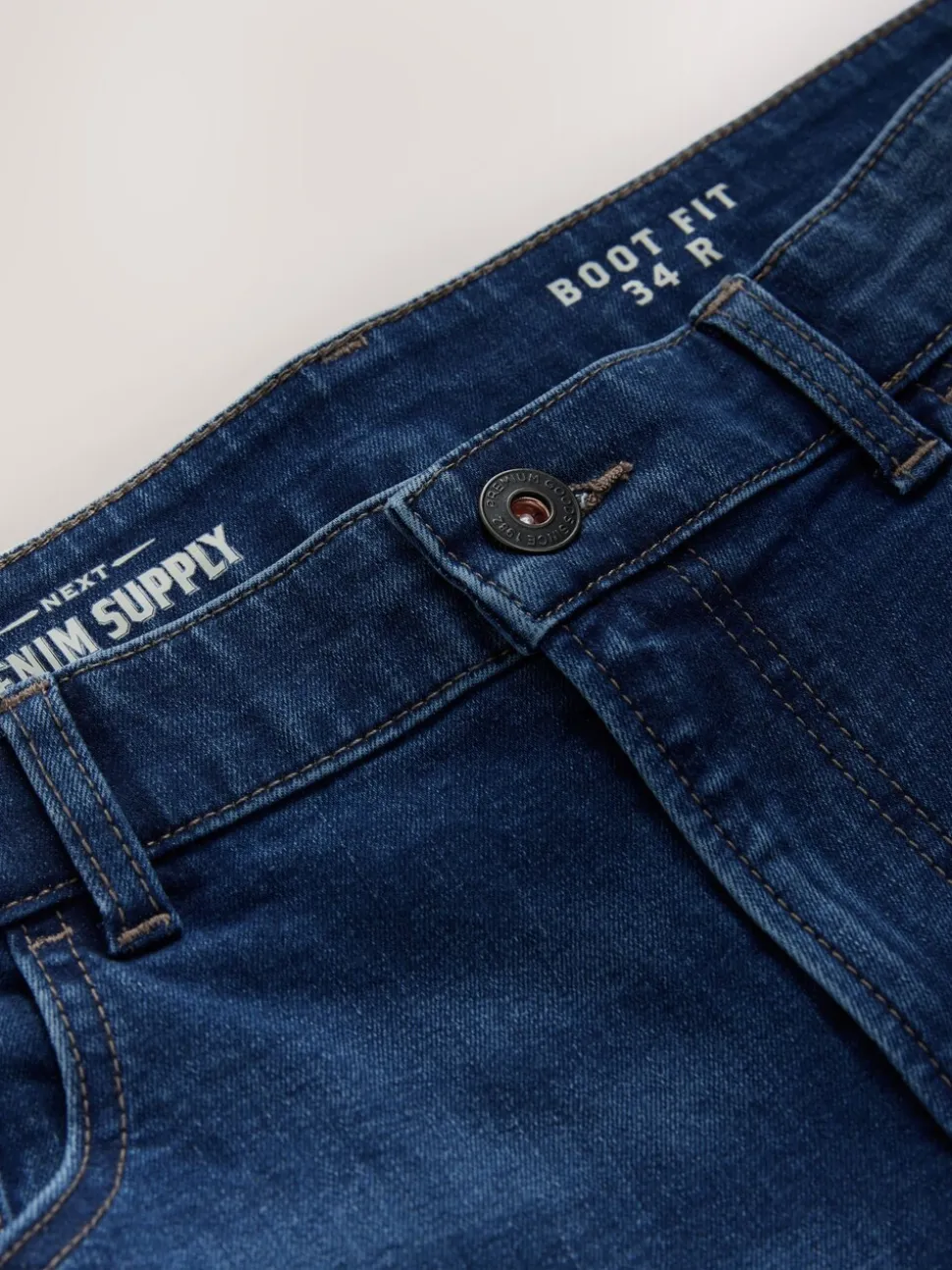 Blauw - Klassieke stretchy jeans