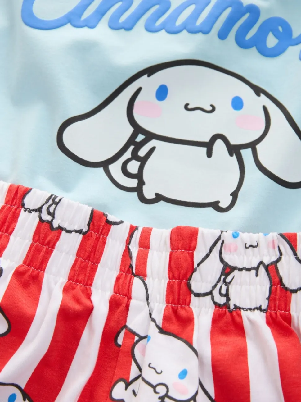 Blauw - Korte Hello Kitty pyjama's 2 set (3-14jaar)