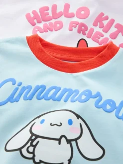 Blauw - Korte Hello Kitty pyjama's 2 set (3-14jaar)