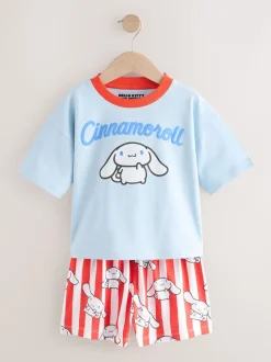 Blauw - Korte Hello Kitty pyjama's 2 set (3-14jaar)