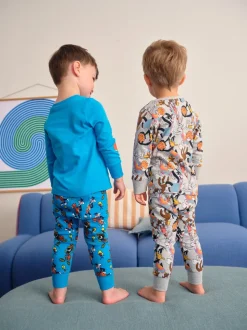 Blauw - License Bluey Snuggle Pyjamas 2 Pack (12mths-8yrs)