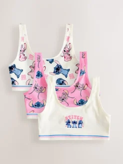 Blauw - Lilo And Stitch Disney Cropped Tops 3 Stuks (5-16jr)