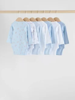 Blauw - Long Sleeved Baby Bear Bodysuit