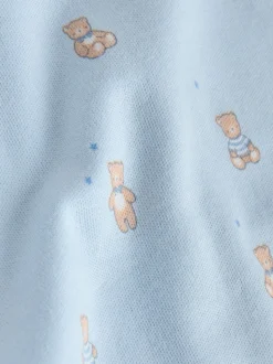 Blauw - Long Sleeved Baby Bear Bodysuit