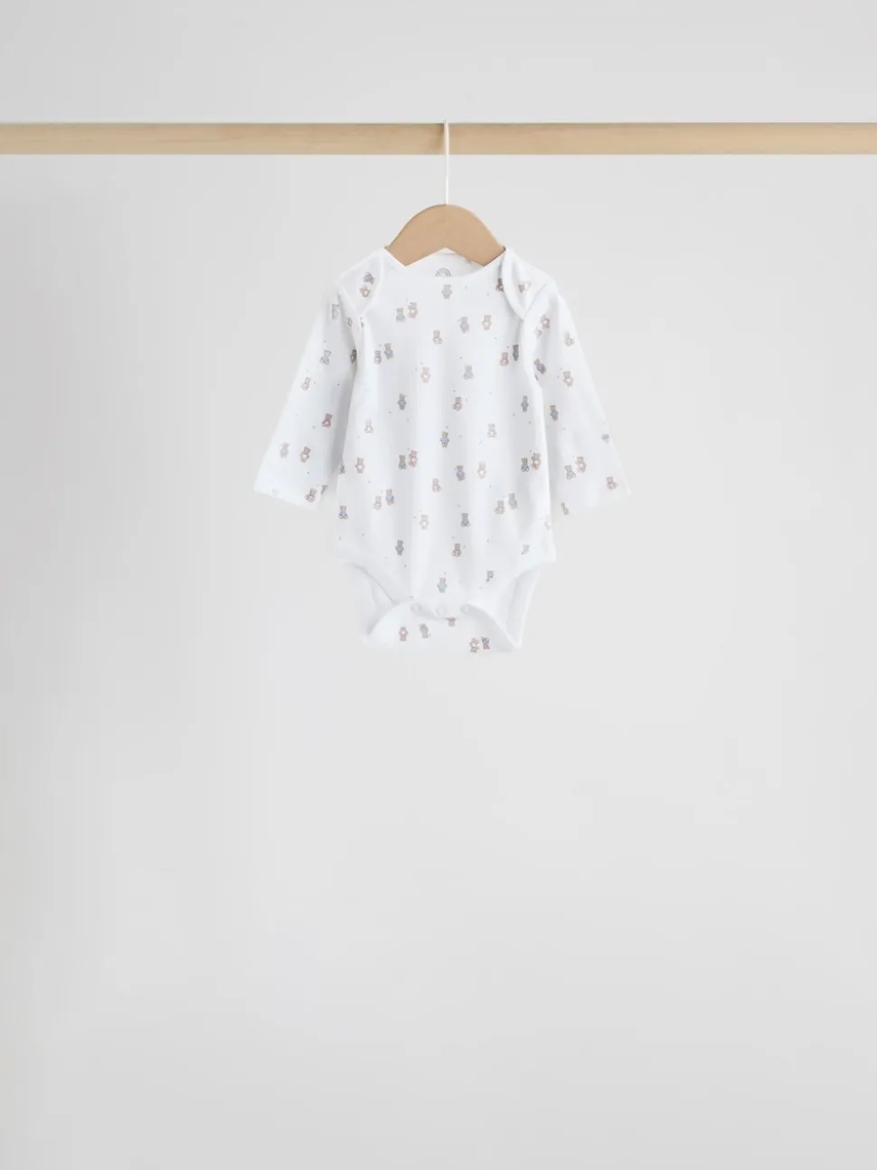 Blauw - Long Sleeved Baby Bear Bodysuit