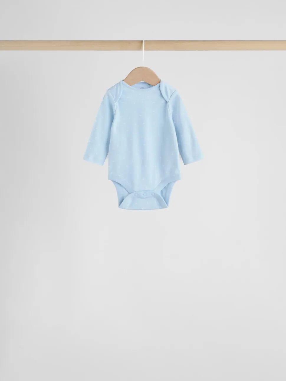 Blauw - Long Sleeved Baby Bear Bodysuit