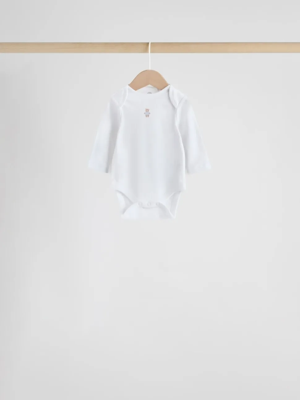 Blauw - Long Sleeved Baby Bear Bodysuit