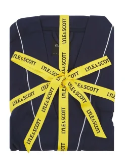 Blauw - Lyle & Scott Kobe Kimono Robe