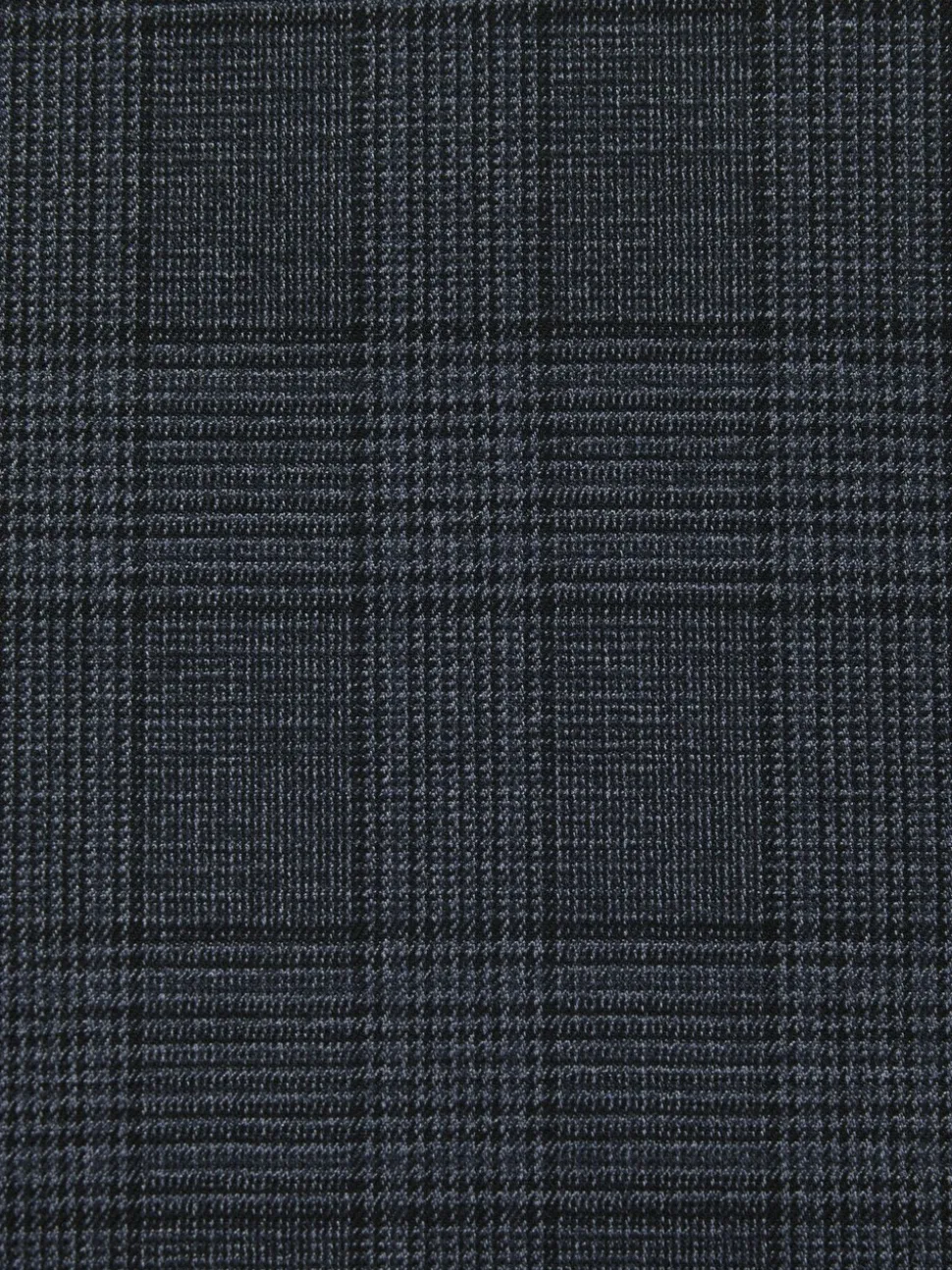Blauw - Maatgesneden kostuum met ruit: colbert