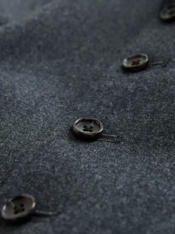 Blauw - Merino Wool Blend Suit Waistcoat