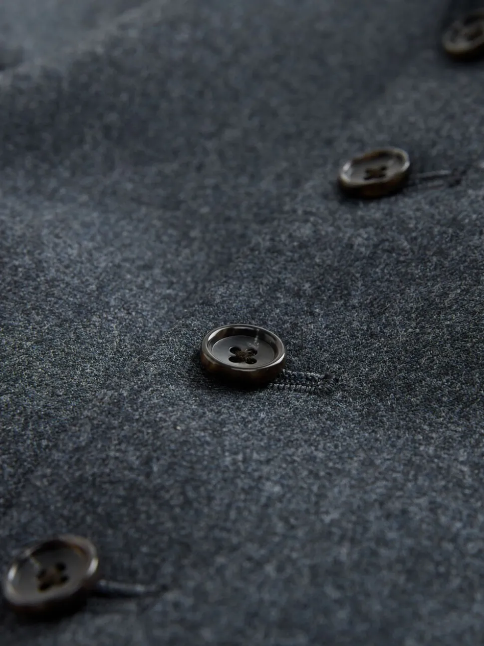 Blauw - Merino Wool Blend Suit Waistcoat