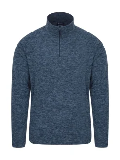 Blauw - Mountain Warehouse microfleece snowdon voor heren