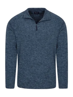 Blauw - Mountain Warehouse microfleece snowdon voor heren