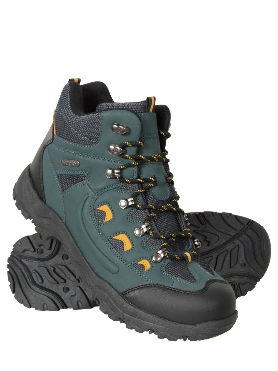 Blauw - Mountain Warehouse - Adventurer - Waterdichte wandelschoenen voor heren