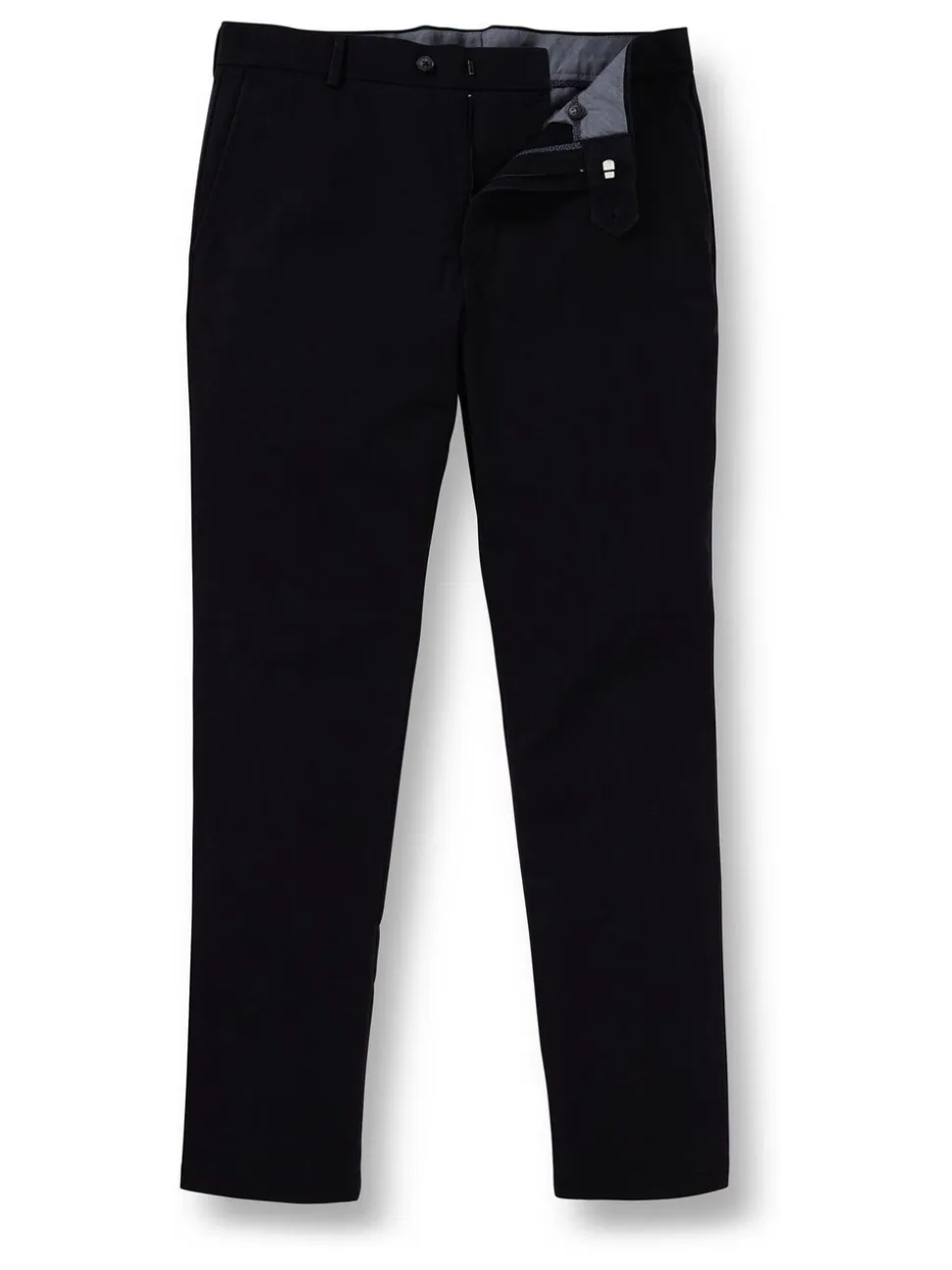 Blauw - Normale Pasvorm - Charles Tyrwhitt - Ultieme strijkvrije Franse slim-fit chino