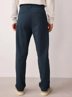 Blauw - Normale Pasvorm - Stretchy chino