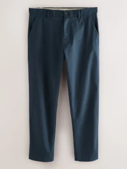 Blauw - Normale Pasvorm - Stretchy chino