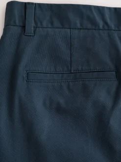 Blauw - Normale Pasvorm - Stretchy chino