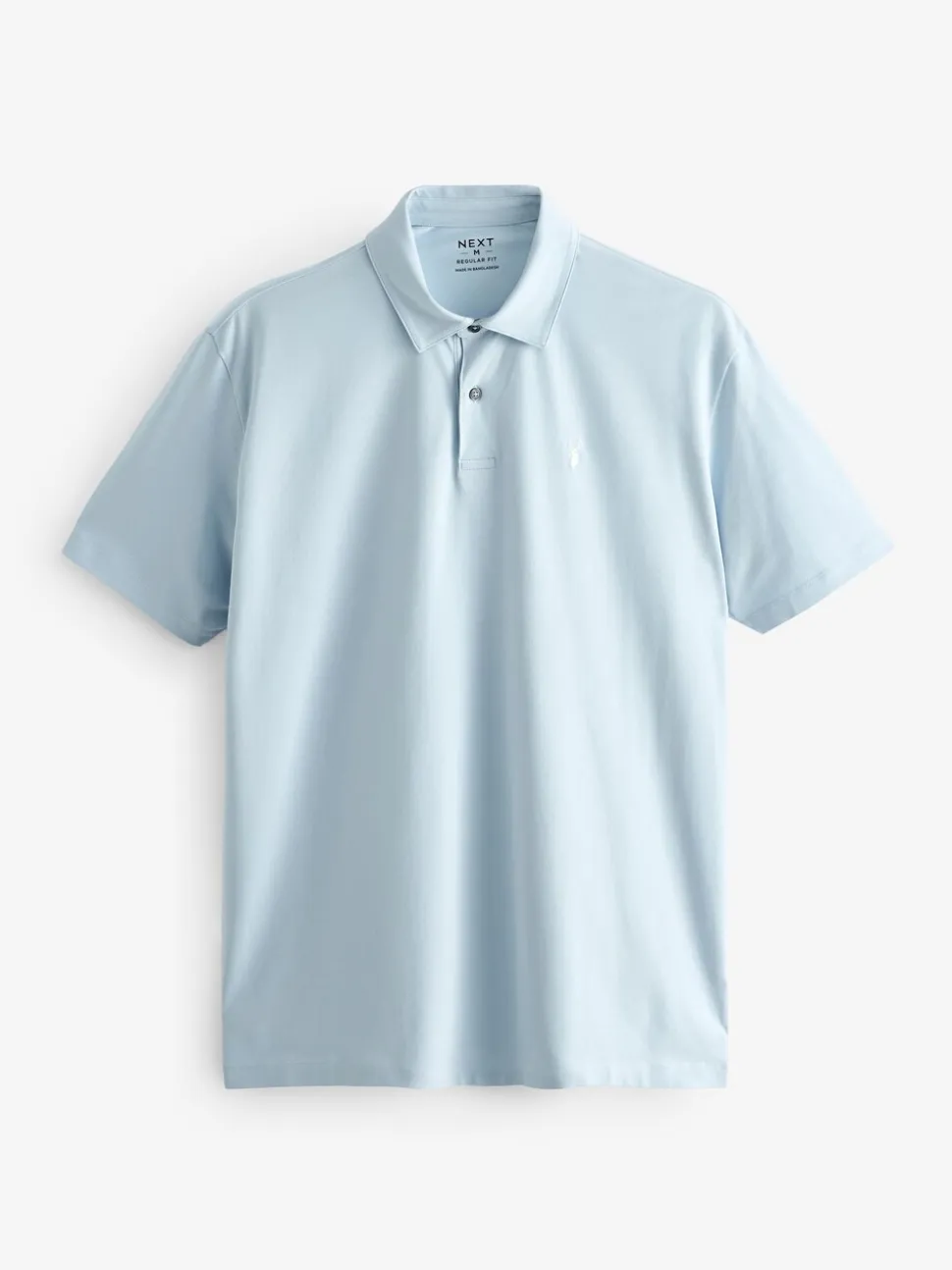 Blauw - Normale Pasvorm - Set van 5 jersey poloshirts met korte mouwen