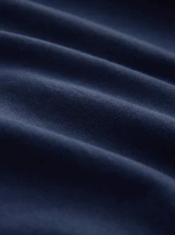 Blauw - Normale Pasvorm - T-shirt met lange mouwen en ronde hals