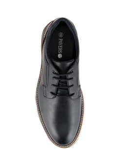 Blauw - Pavers Wide Fit Lace-Up Casual Shoes