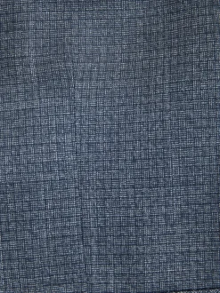 Blauw - Regular Fit getrimd gestructureerd colbert