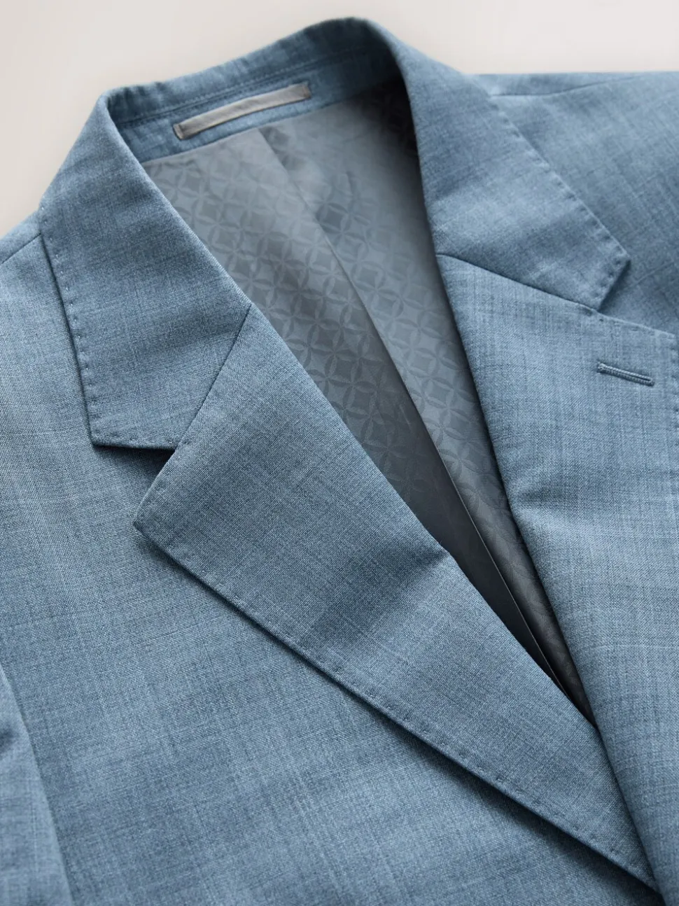 Blauw - Regular Fit Signature Nova Fides 100% Italian Wool Suit Jacket