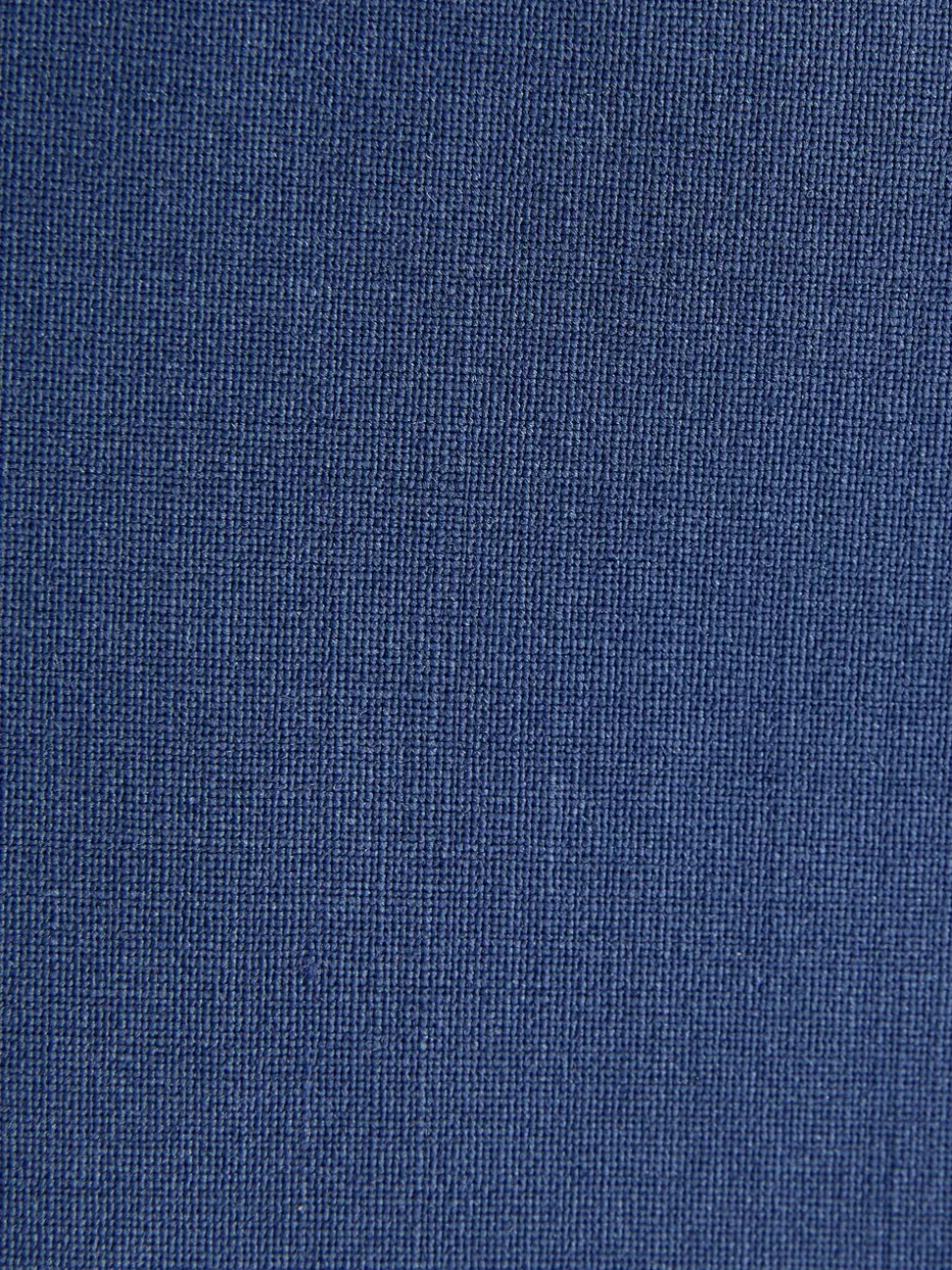 Blauw - Regular Fit Wool Blend Motionflex Waistcoat